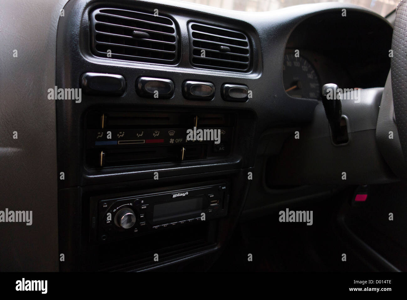 Car interior Control Panel knobs, buttons, Meters, "car interior