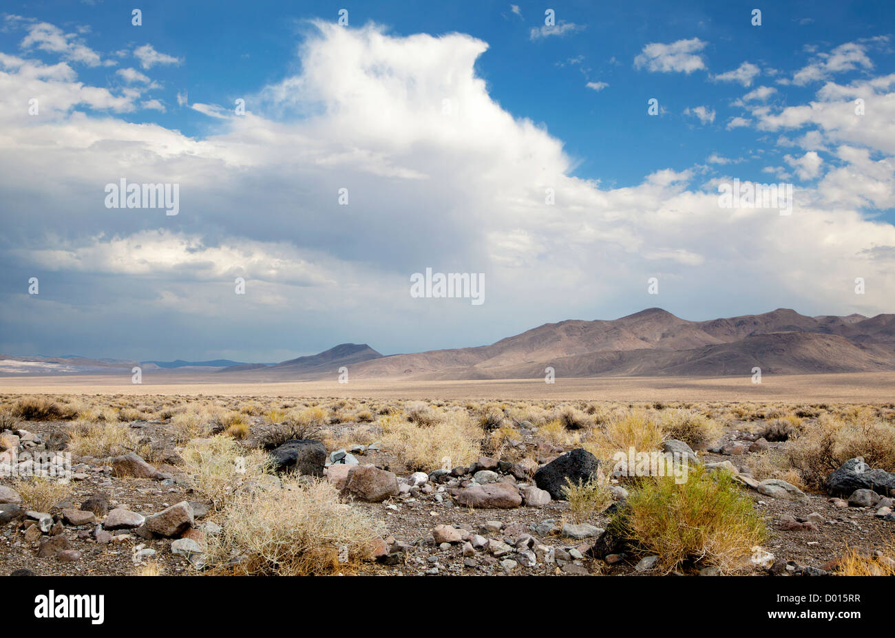 Mopung Hills in the Nevada desert. Stock Photo