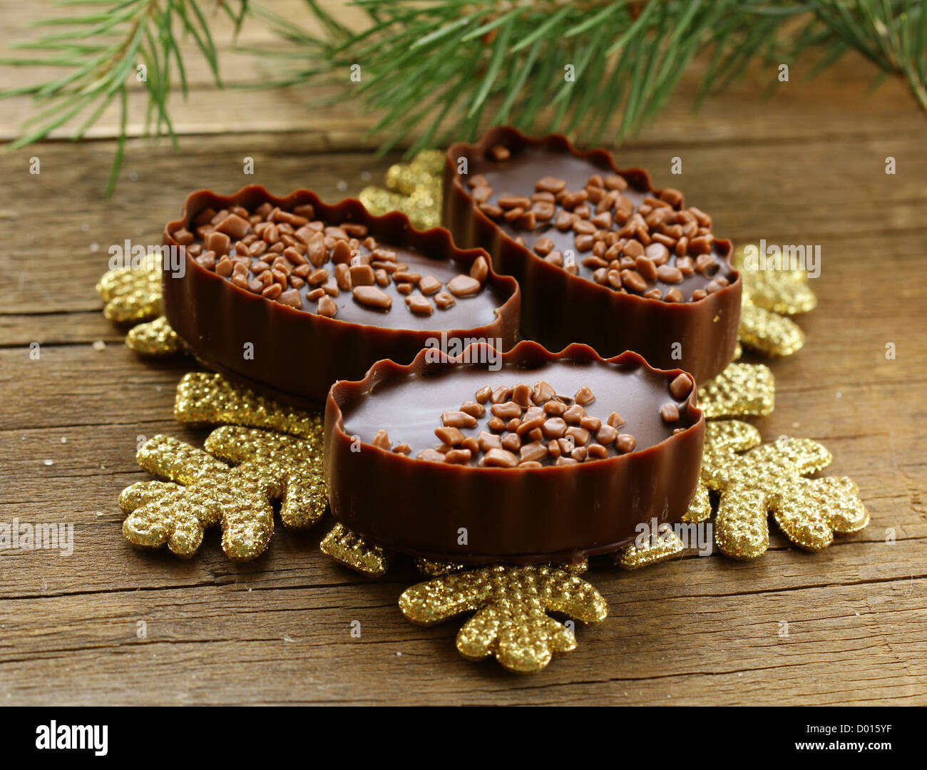 sweet chocolate candy Christmas gift Stock Photo Alamy