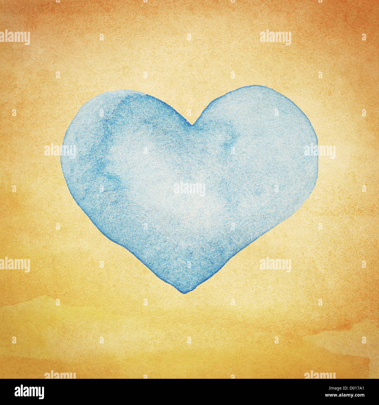 Watercolor artwork. Love symbol heart Stock Photo - Alamy