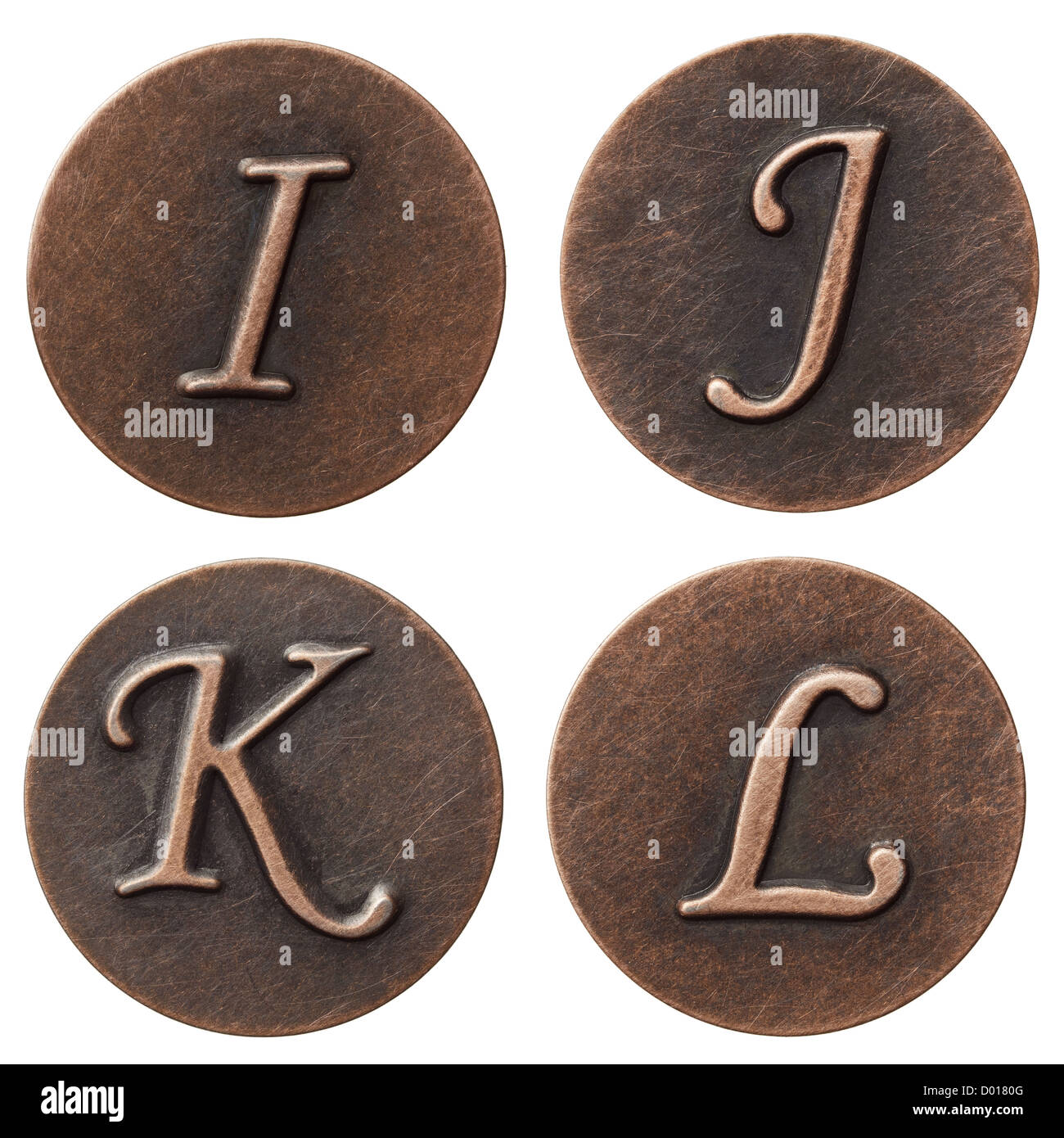 Metal iron letters hi-res stock photography and images - Alamy
