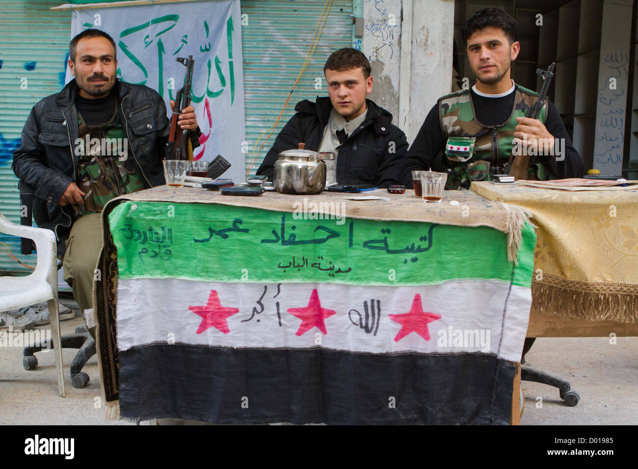 Free syrian army flag hi res stock photography and images Alamy