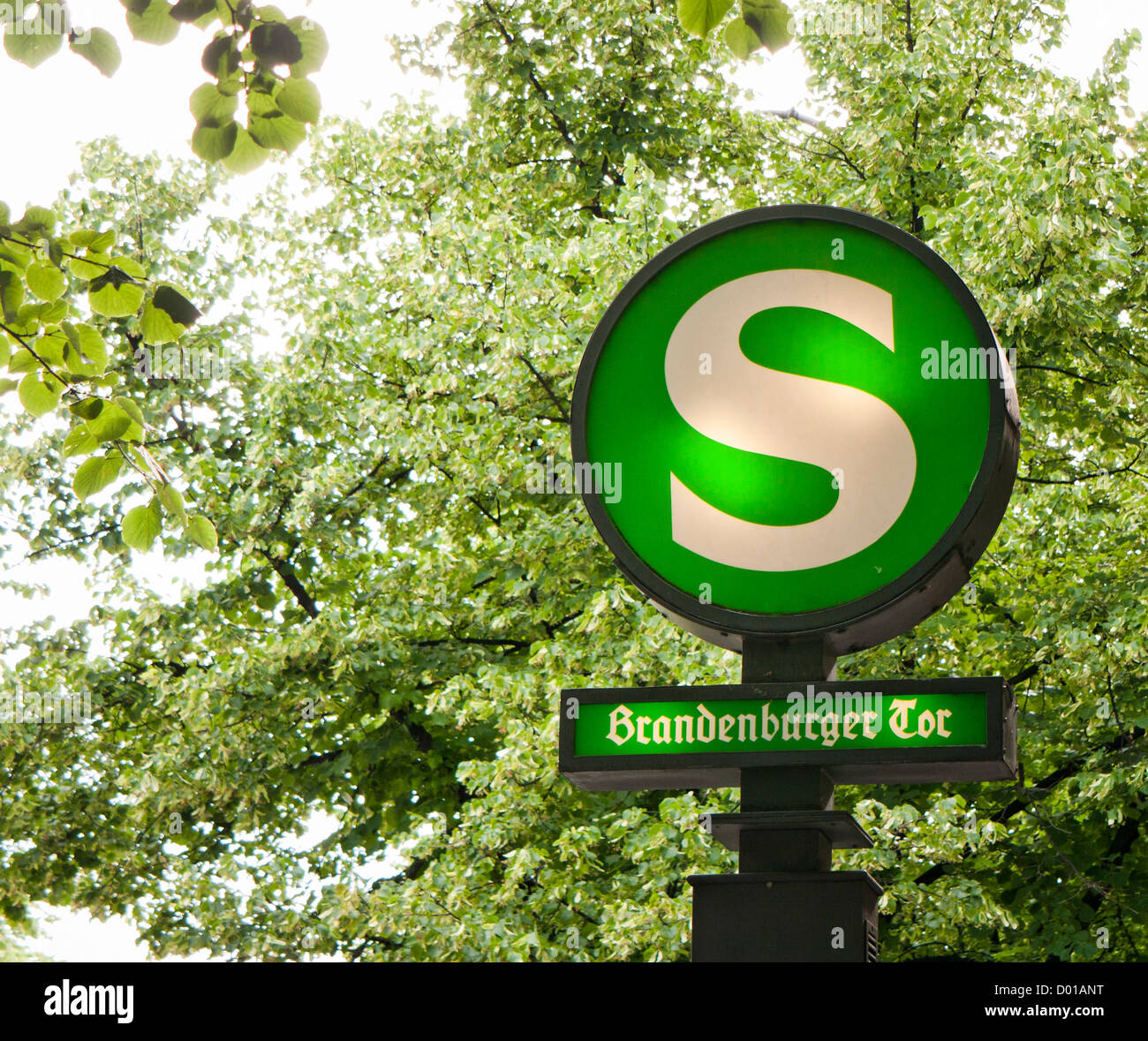 Brandenburger Tor subway station for the Brandenburg Gate in Berlin Germany Stock Photo