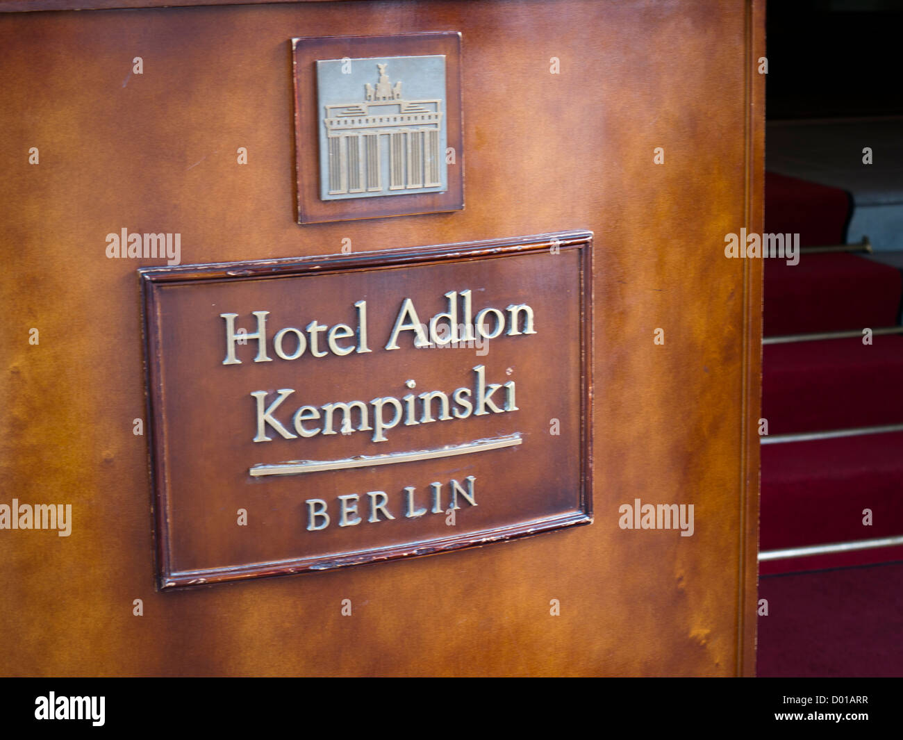 Hotel Adlon Kempinski in Berlin Germany Stock Photo