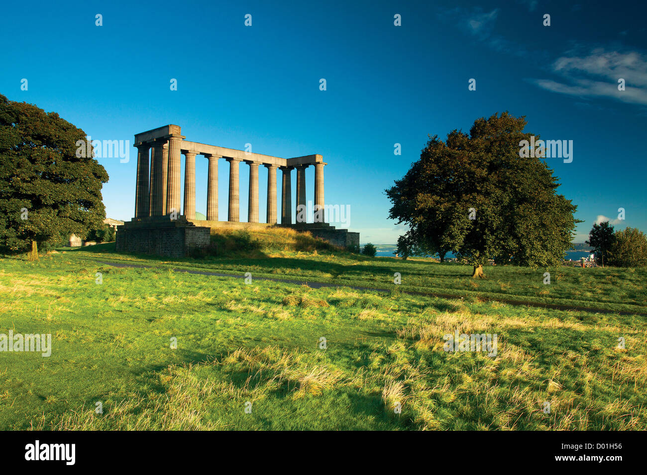 The National Monument of Scotland, Calton Hill, Edinburgh Stock Photo
