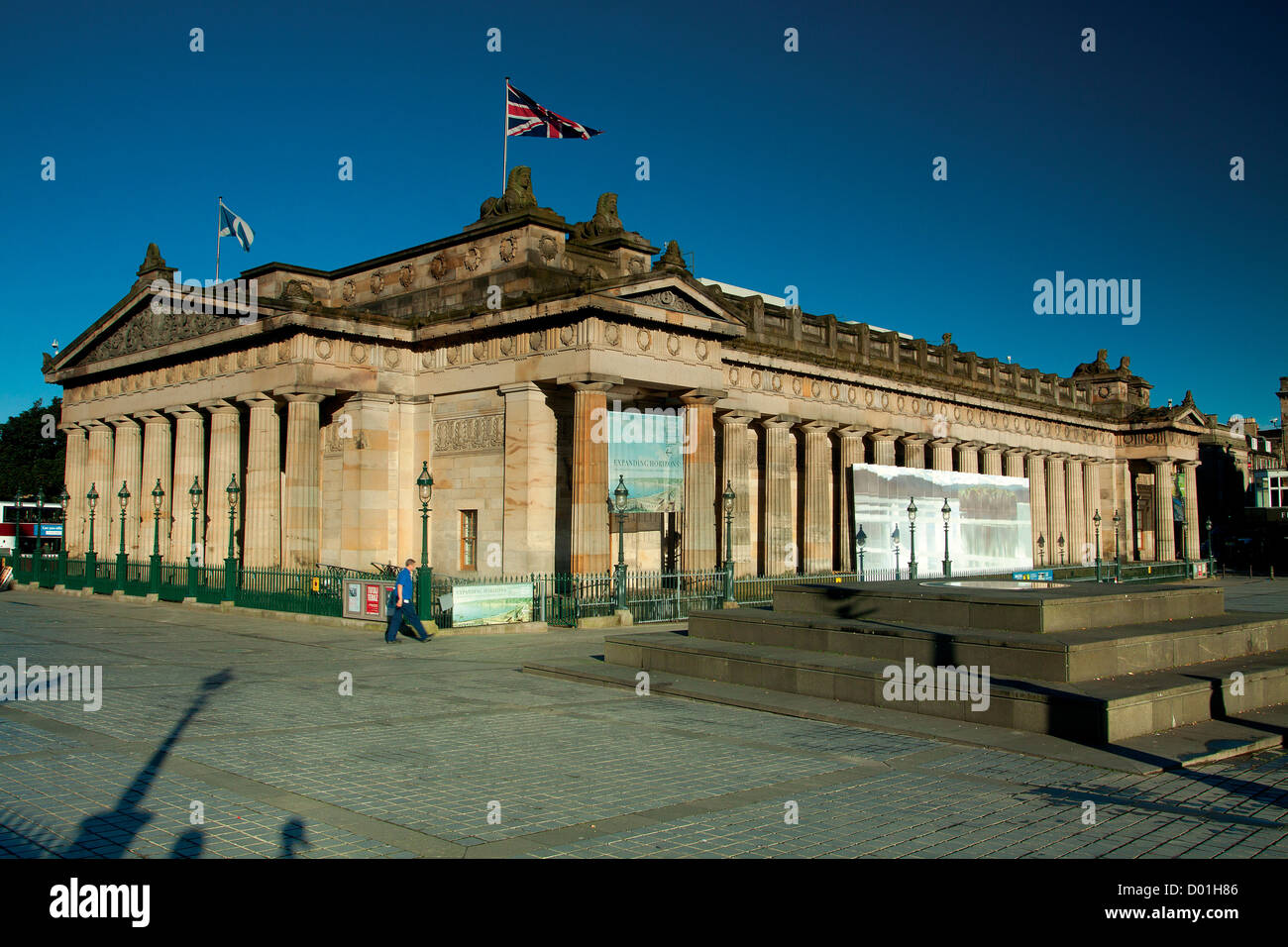 The National Portrait Gallery, Princes Street Gardens, Edinburgh Stock Photo