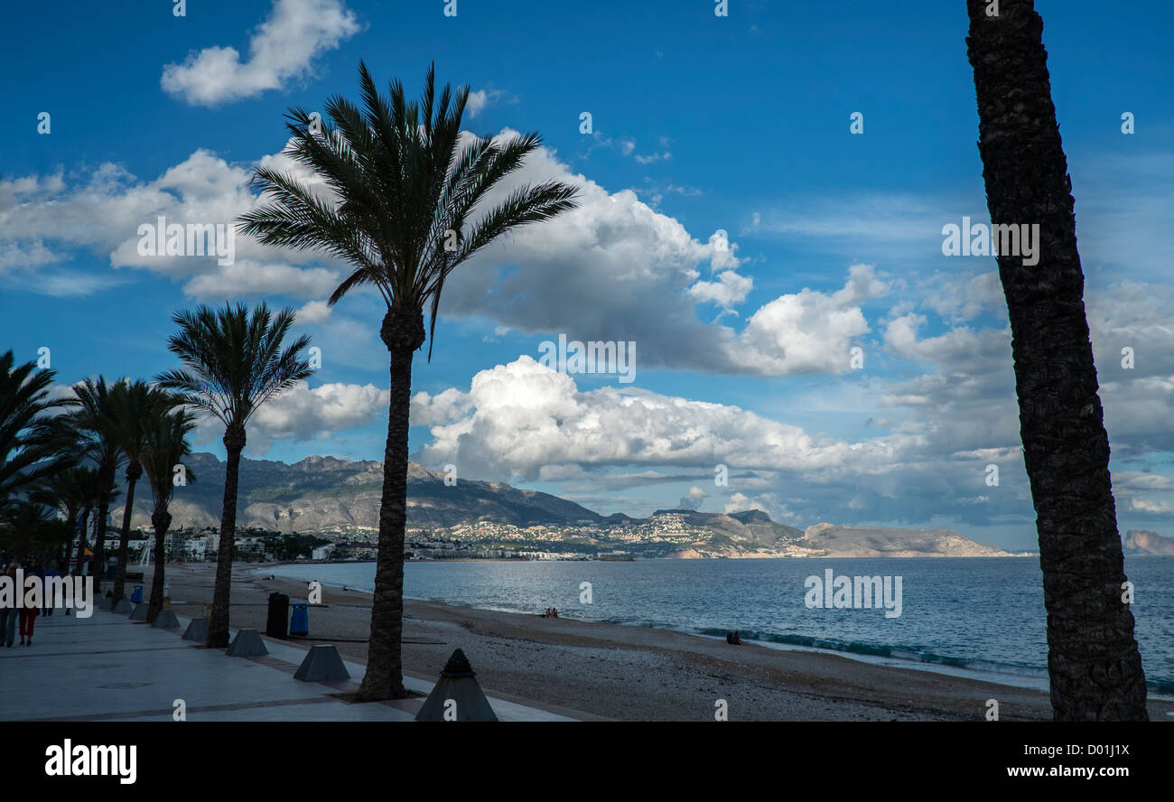 The Spanish coastal resort of Albir. Stock Photo