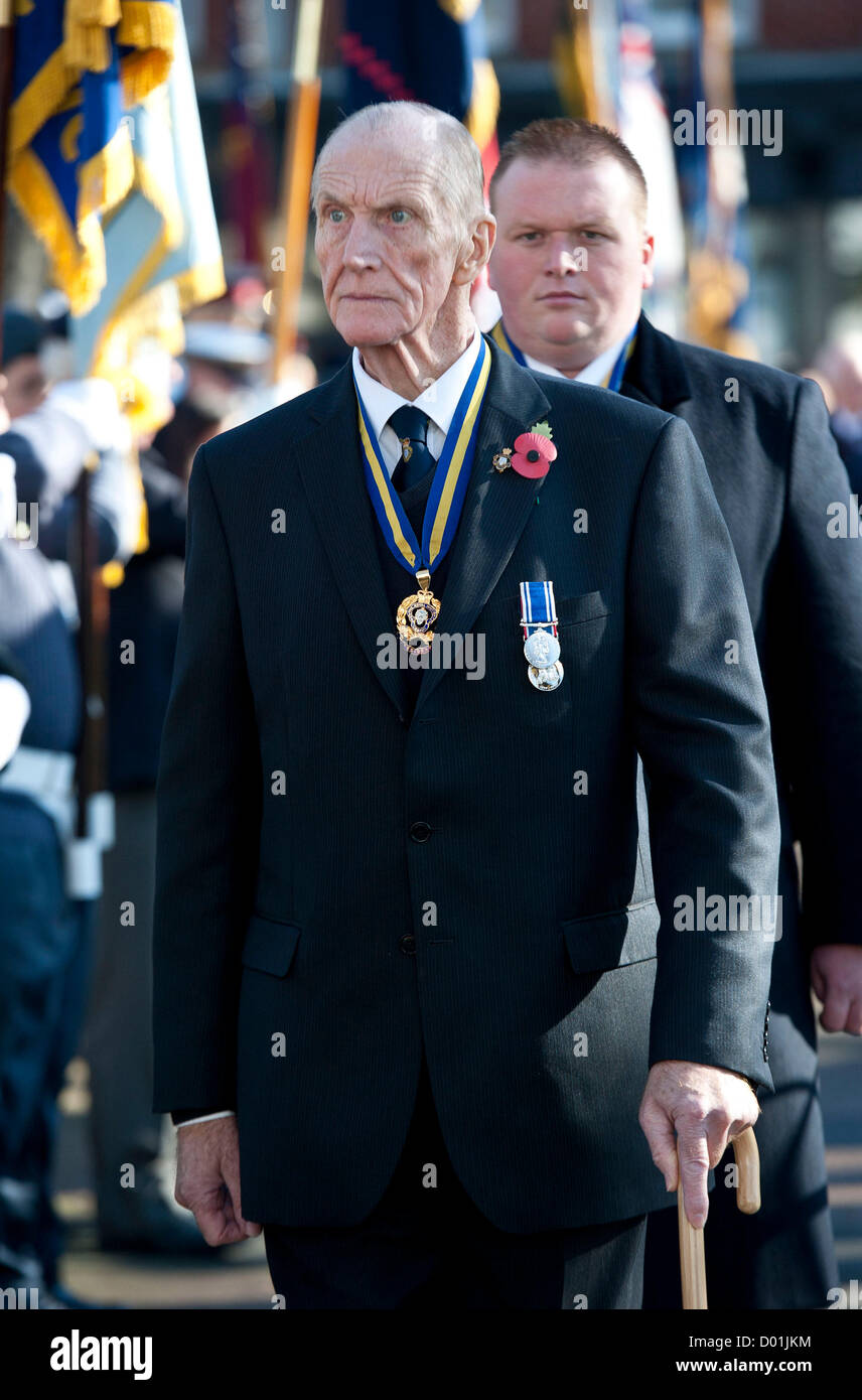 Picture by Darren Cool  Remembrance Sunday in Brighton, Sussex, UK. Ceremony takes place Stock Photo