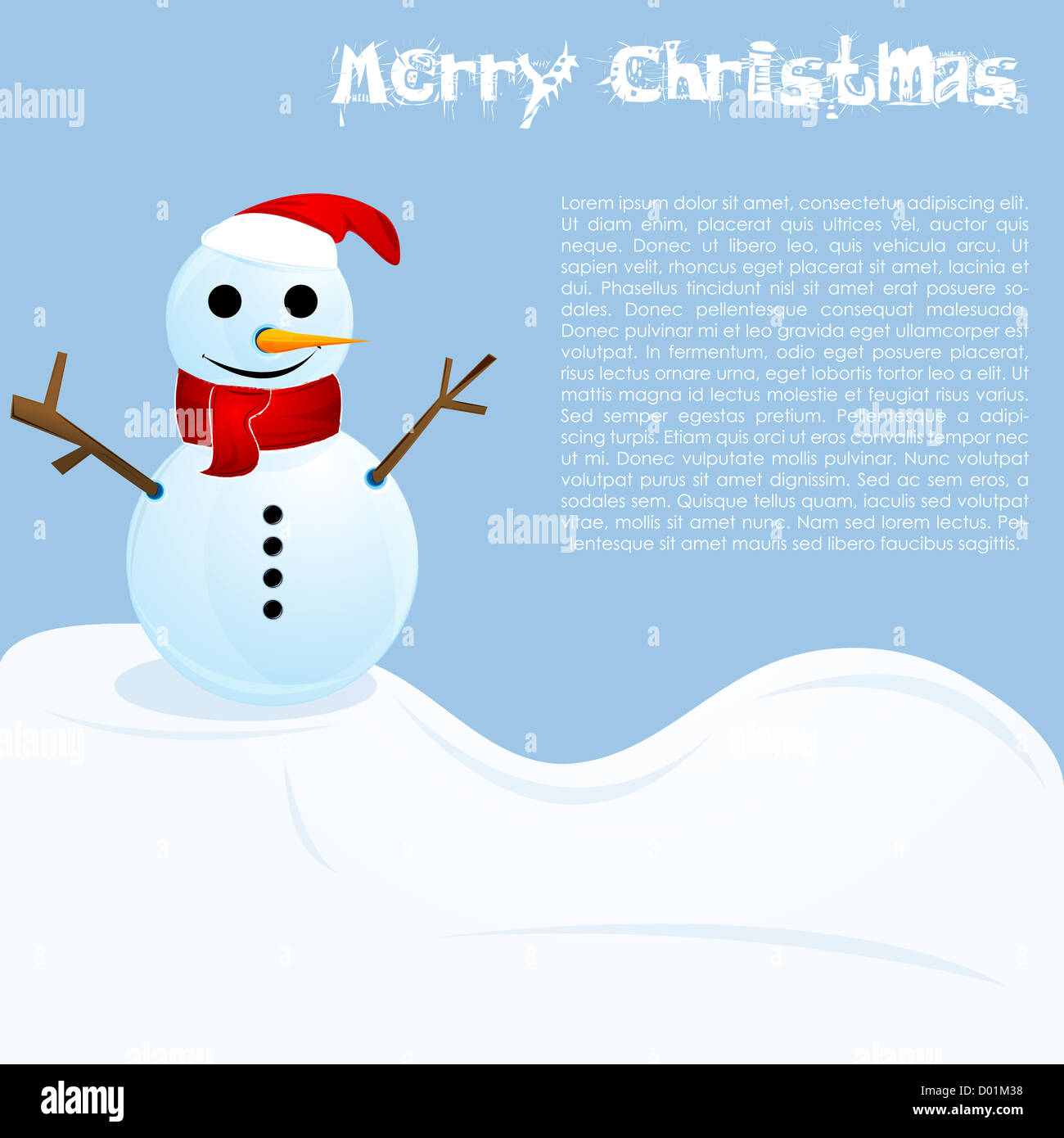 Christmas card snowman hi-res stock photography and images - Alamy