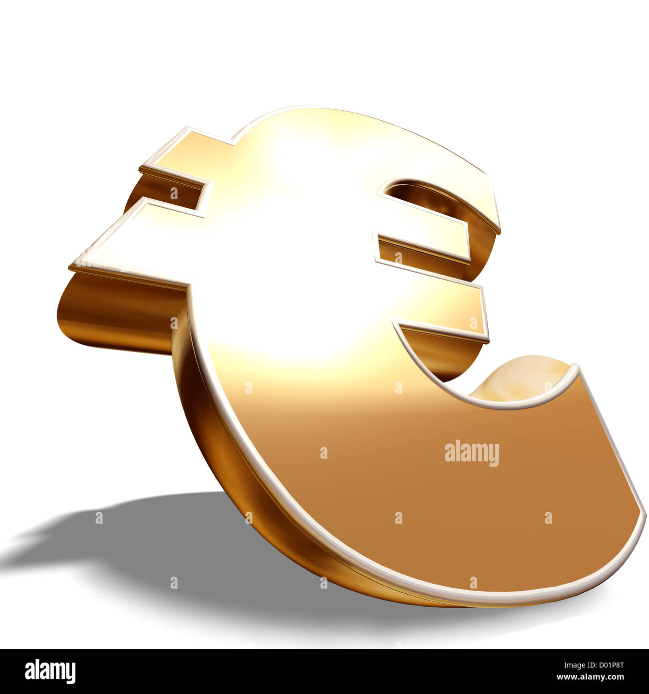 3D Euro Currency Stock Photo - Alamy