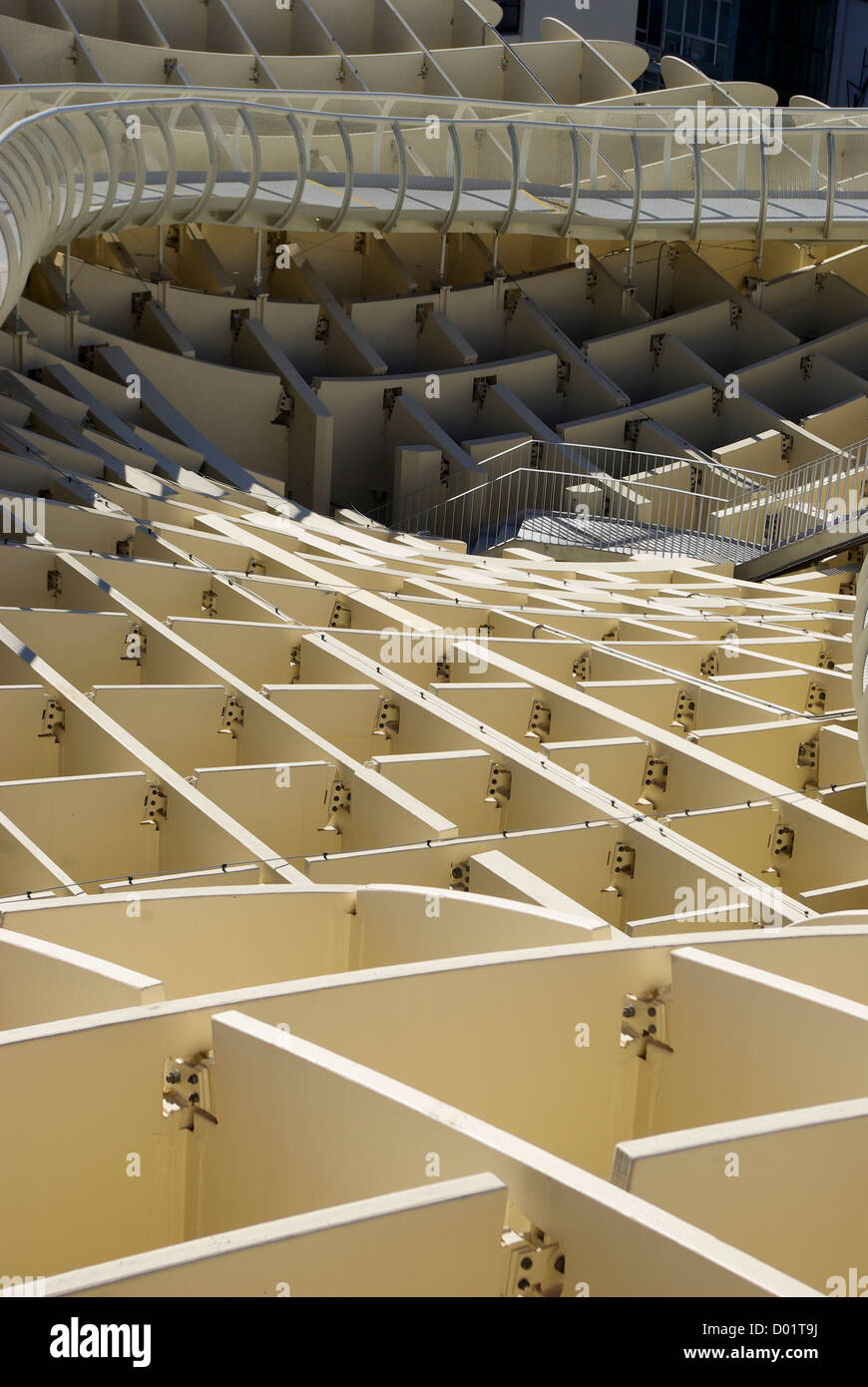The viewing deck of the Metropol Parasol in Seville, Andalusia, Spain Stock Photo