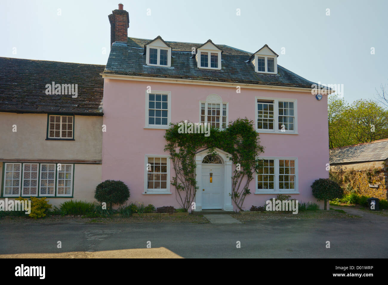 An attractive and imposing house in Cerne Abbas village, Dorset