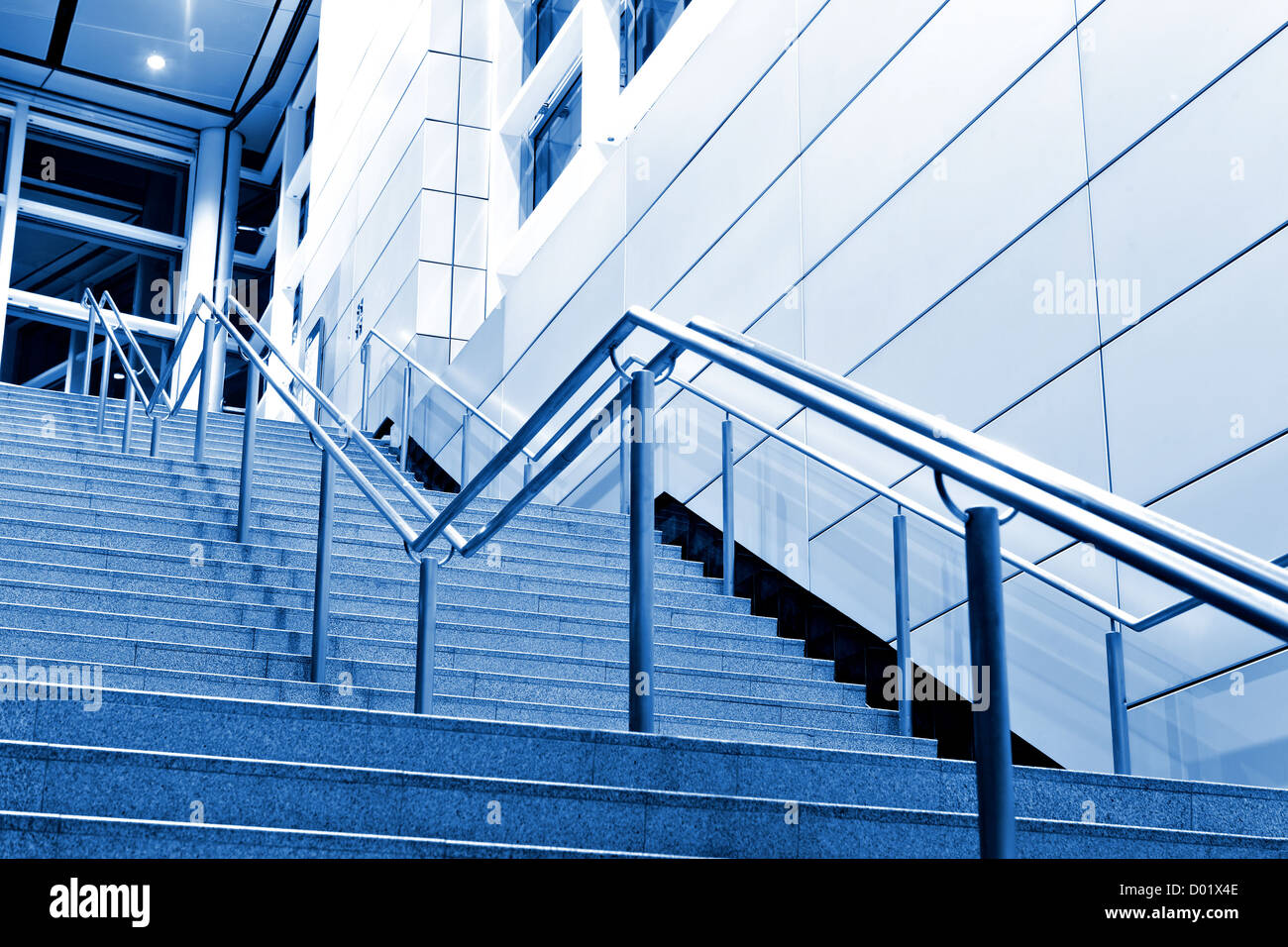 Stairs iron concrete rise hi-res stock photography and images - Alamy