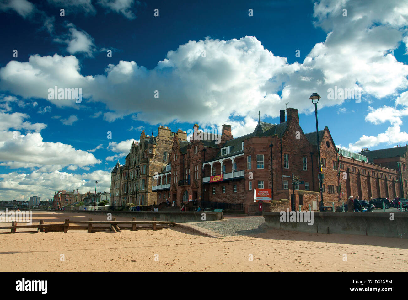 The Victorian Portobello Swimming Pool, Portobello Beach, Lothian Stock