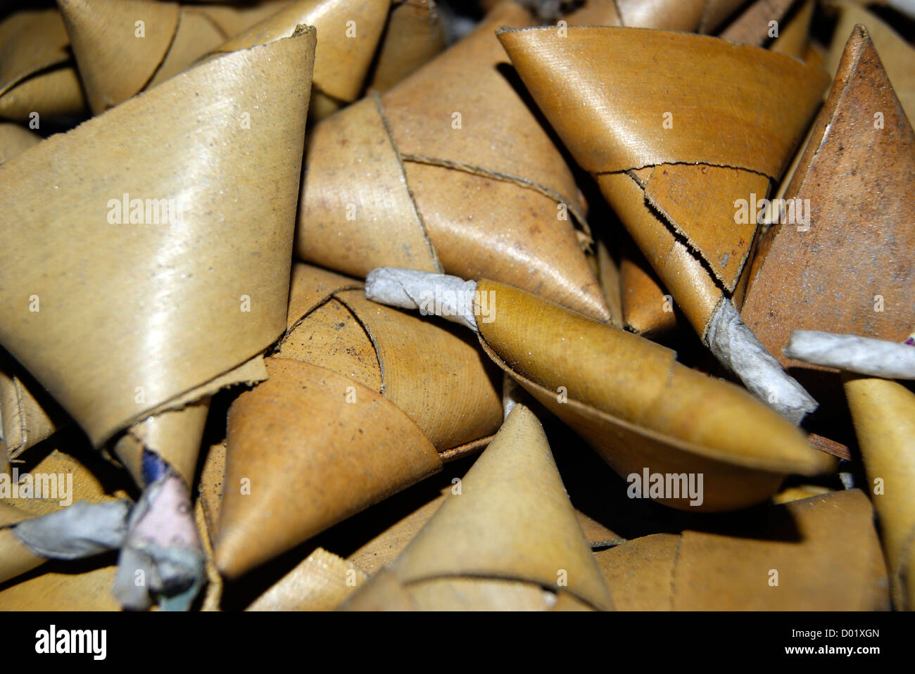 Fire Crackers made up of coconut Leaf Stock Photo Alamy
