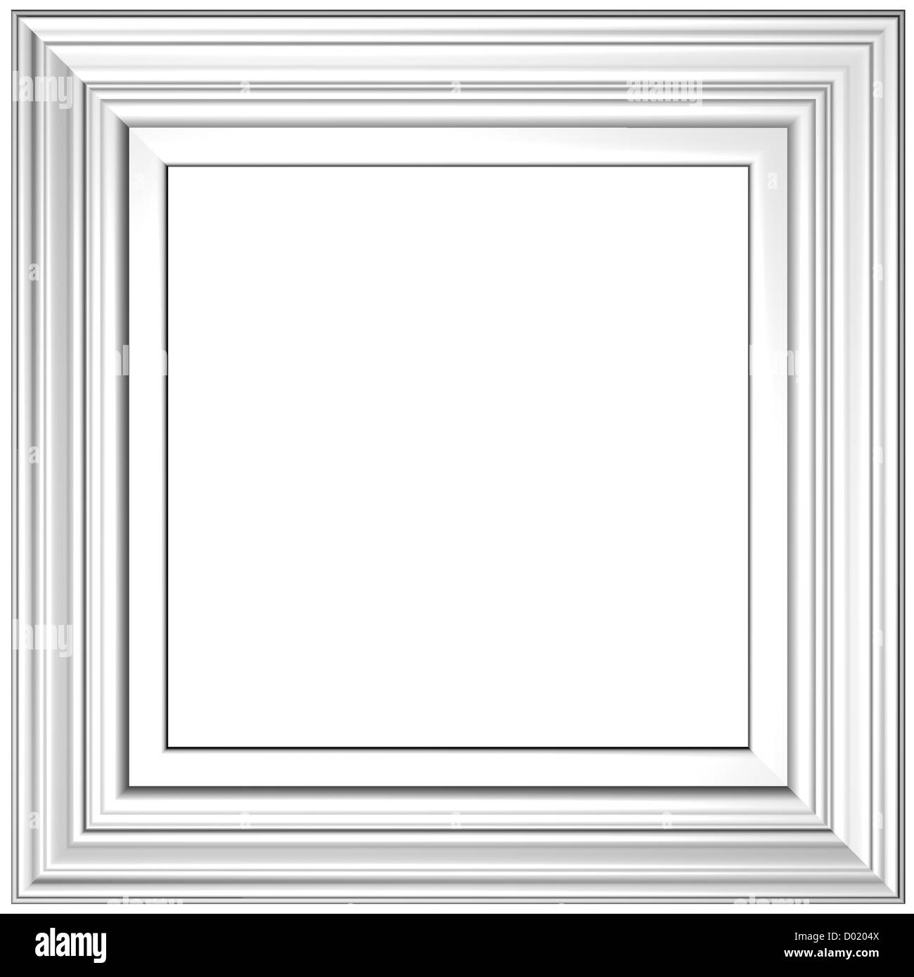 White Frame Stock Photo