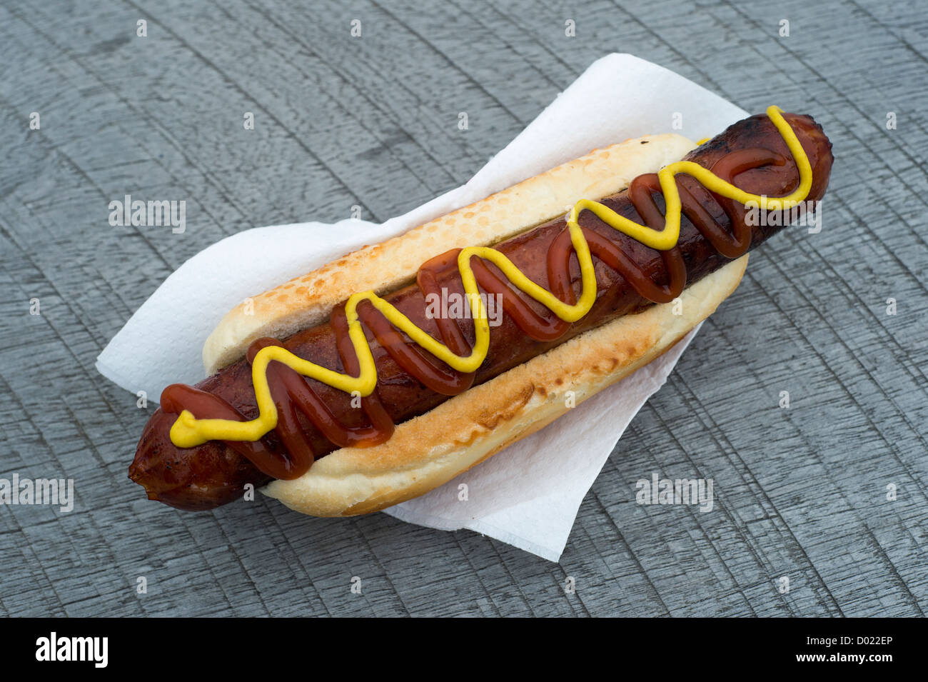 American style Hot Dog Stock Photo Alamy