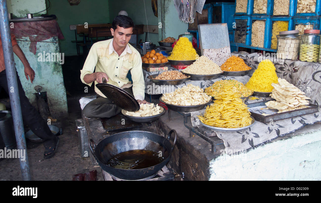Sweets snacks and desserts shop India Stock Photo Alamy