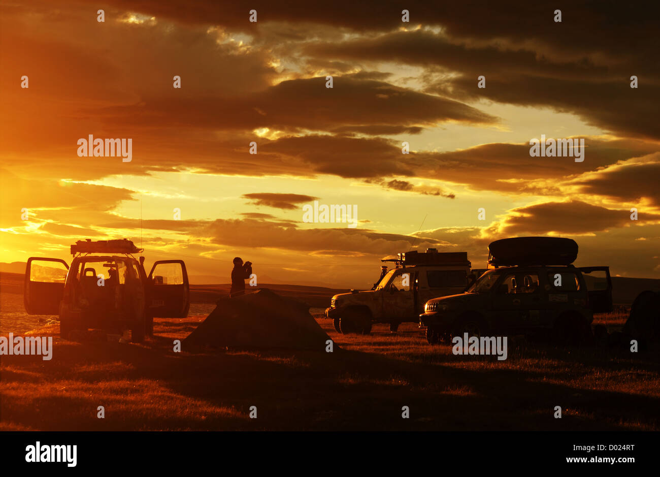 camping in expedition Stock Photo Alamy