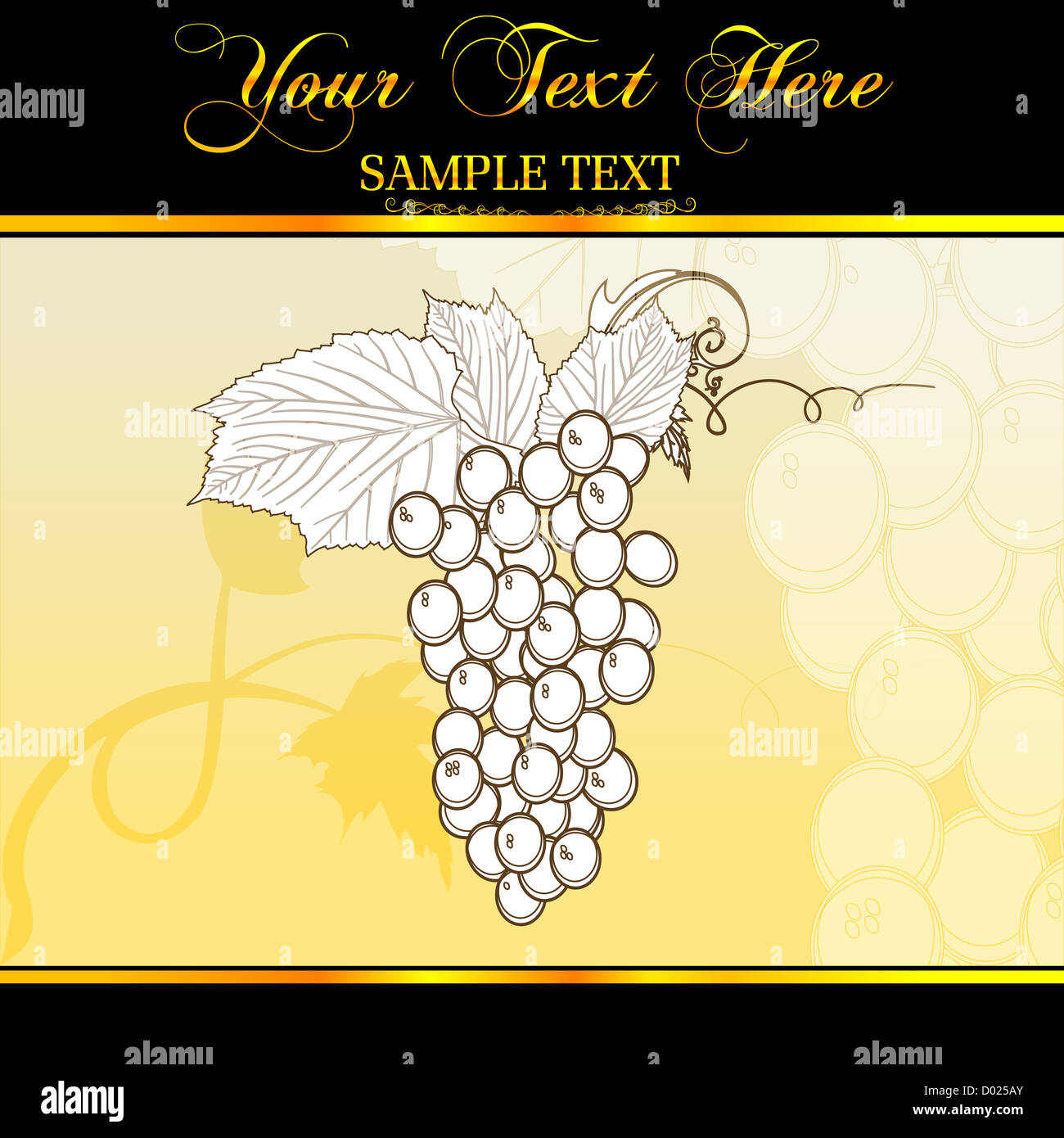Abstract Grape Vector illustration of grape on abstract background Stock Photo - Alamy