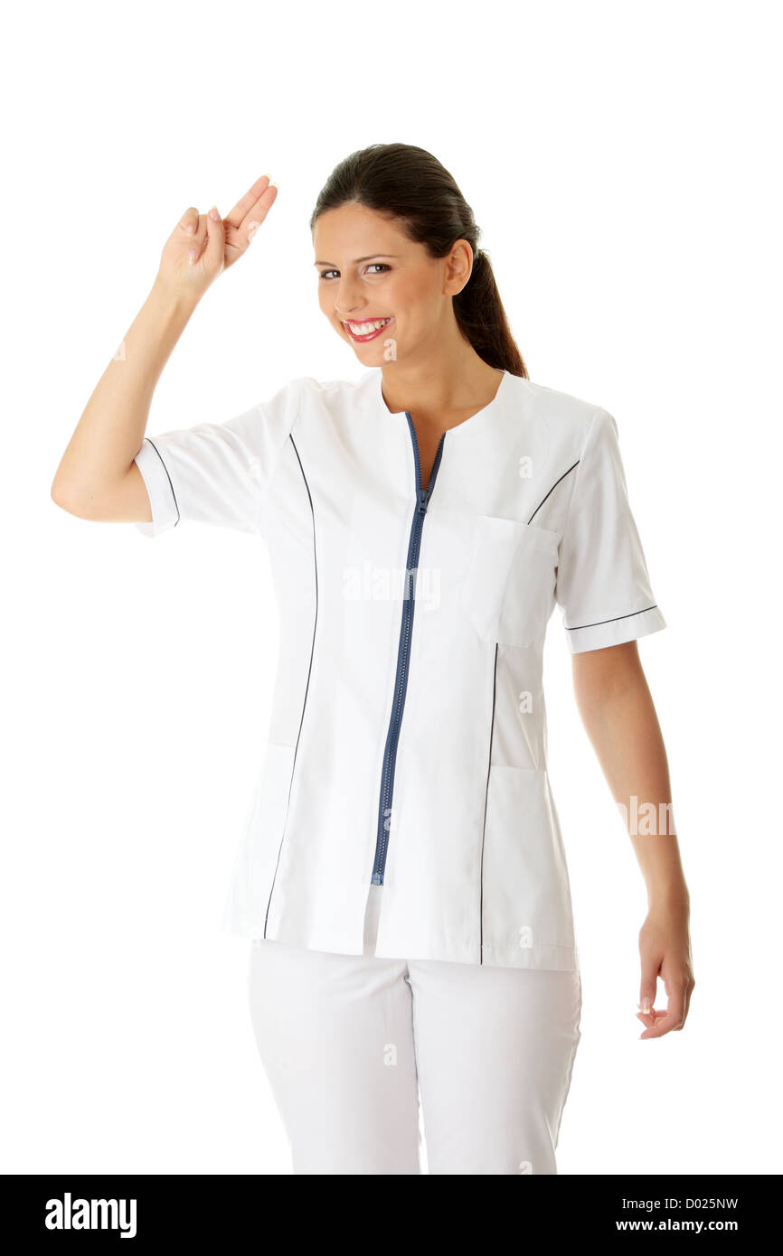 Female doctor or nurse Stock Photo - Alamy