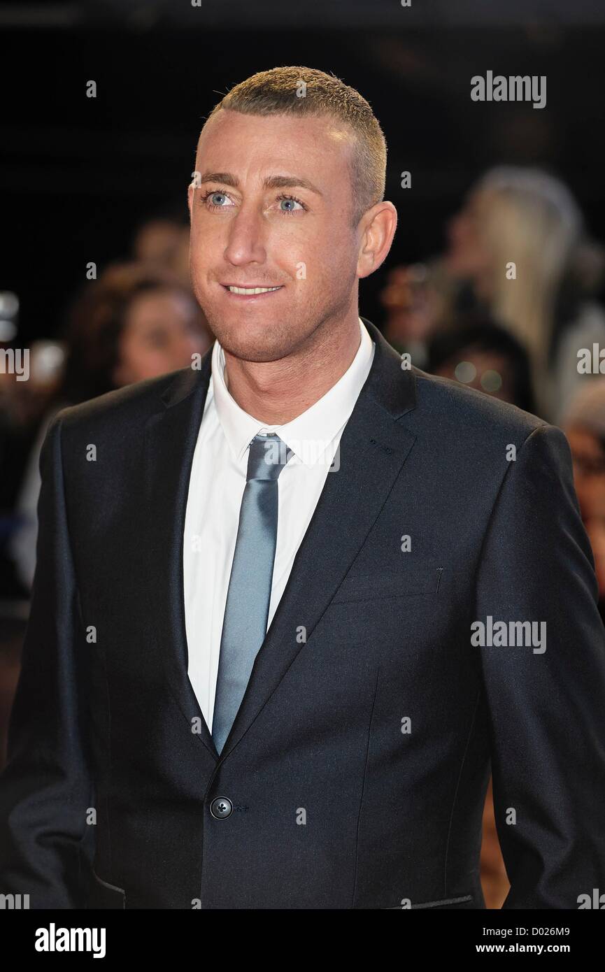 X Factor contestant Chris Maloney attends the UK Premiere of The
