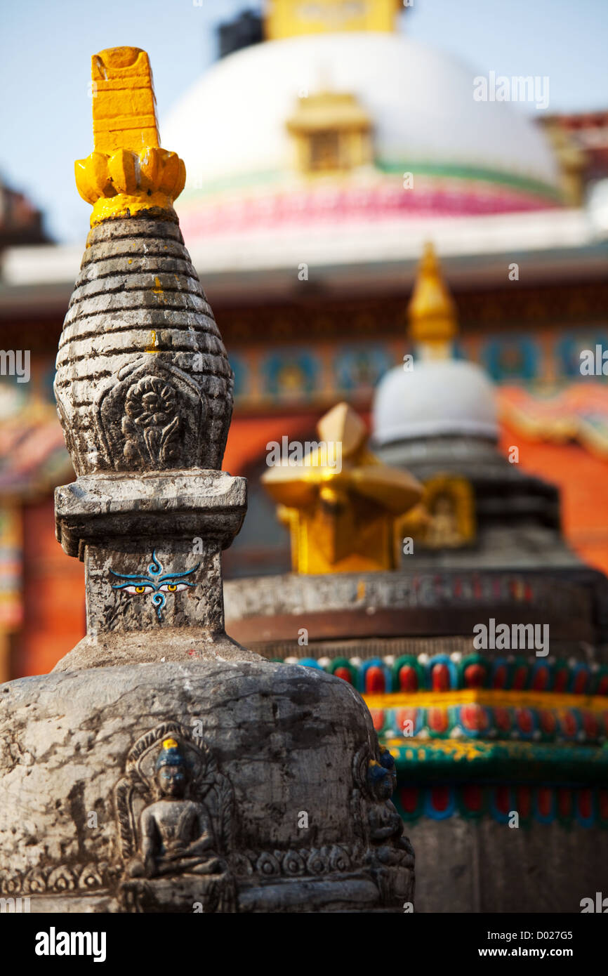 stupa in Himalaya Stock Photo - Alamy
