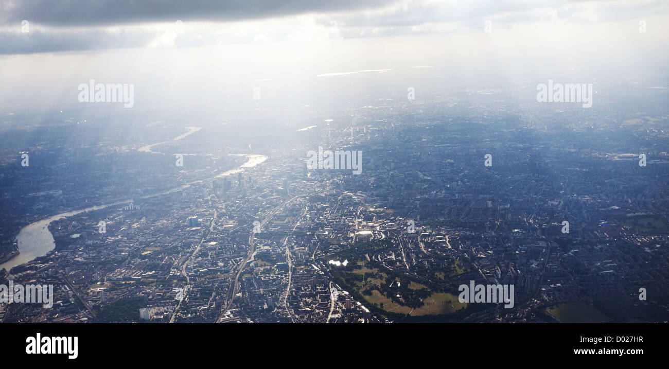 View of London from above Stock Photo