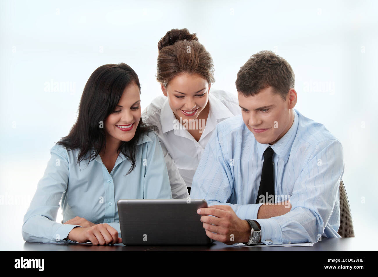 Business team working Stock Photo - Alamy
