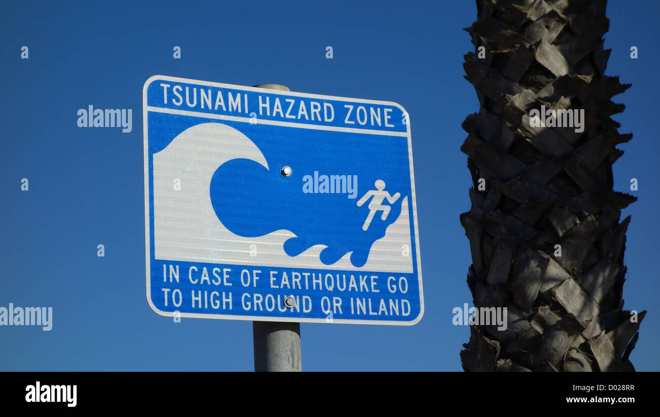 Pacific city tsunami evacuation route