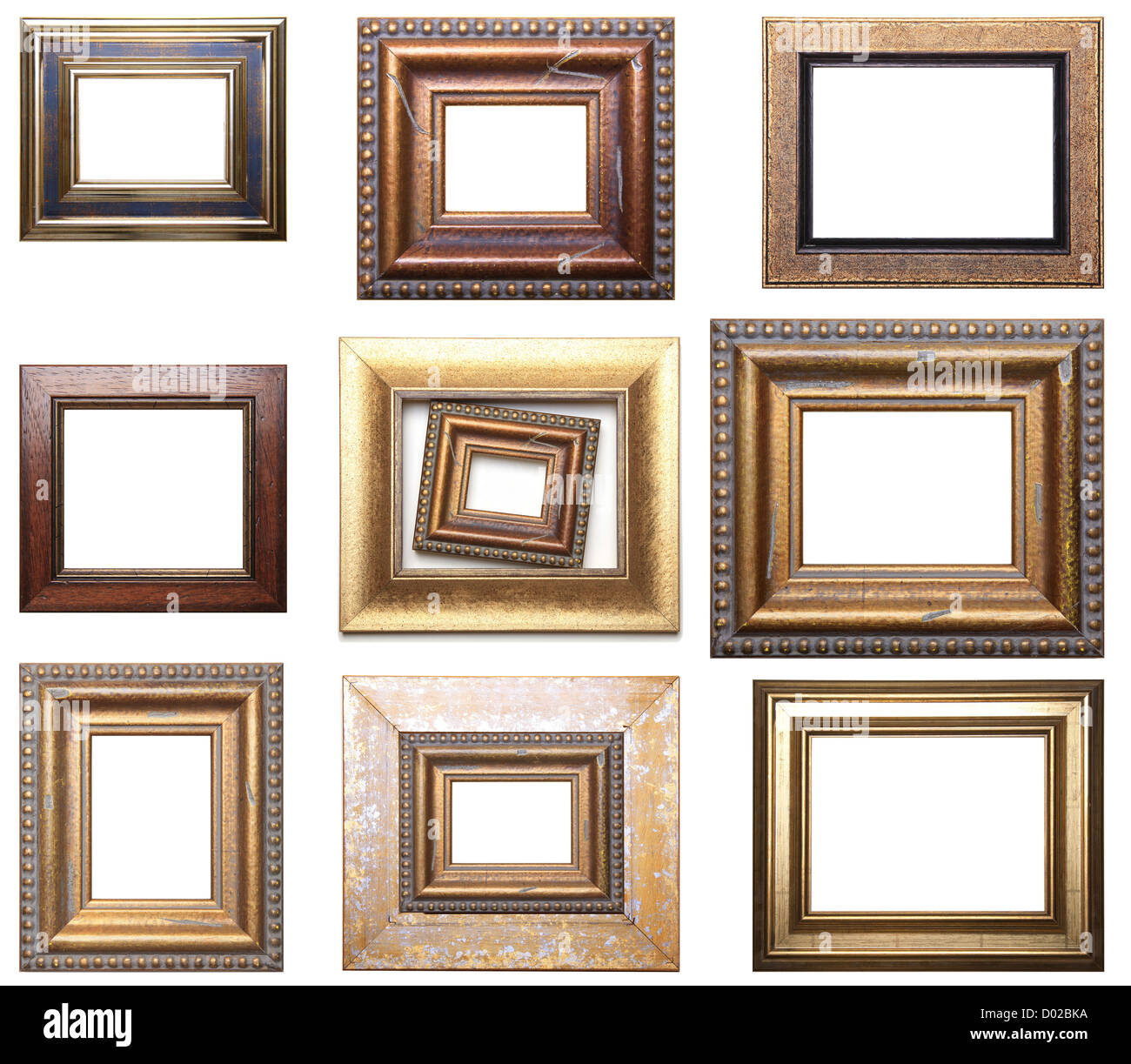 Group Of Picture Frames Stock Photo Alamy
