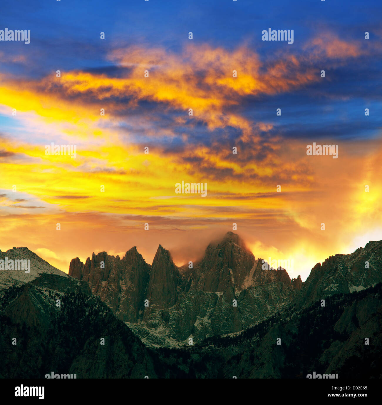 Mountains peak Stock Photo