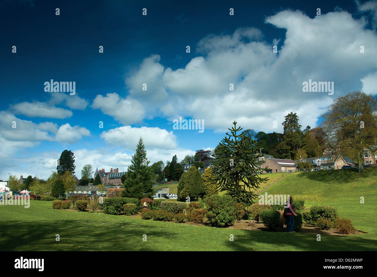 Bellfield Park, Banchory, Aberdeenshire Stock Photo Alamy