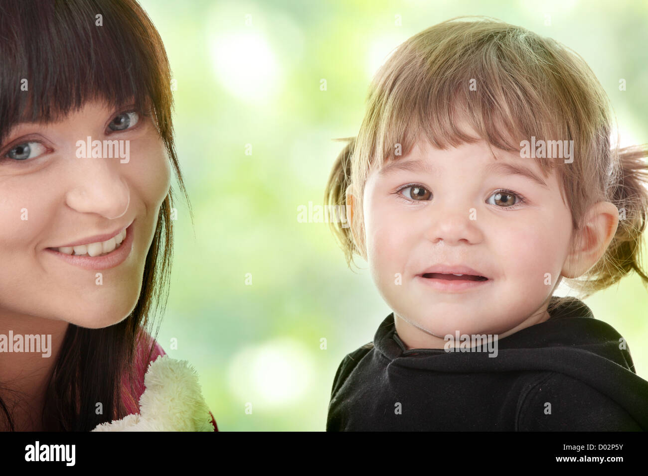 Portrait Of A 2 Year Old Girl Stock Photo Alamy