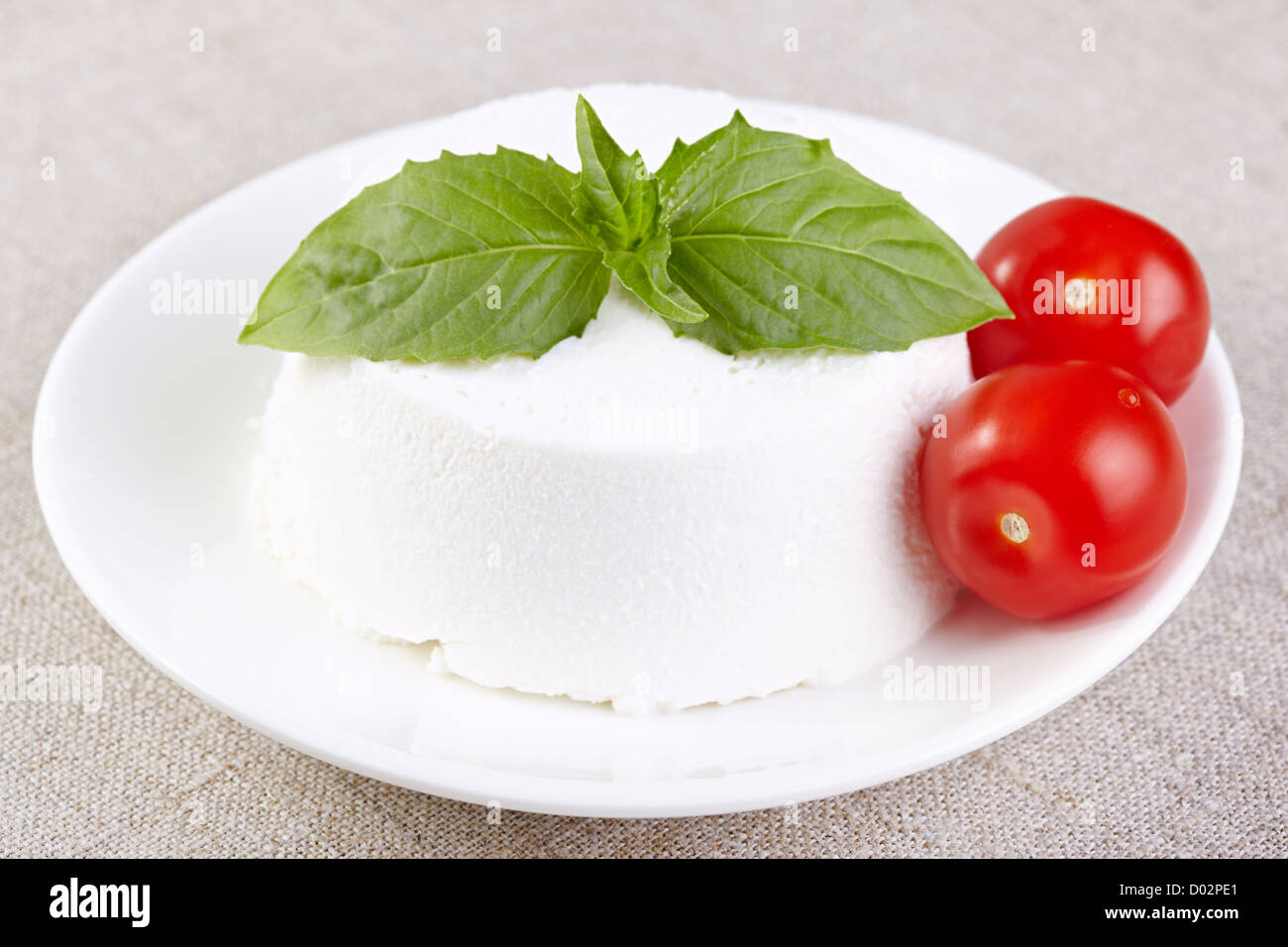 Soft white italian cheese ricotta hi-res stock photography and images ...