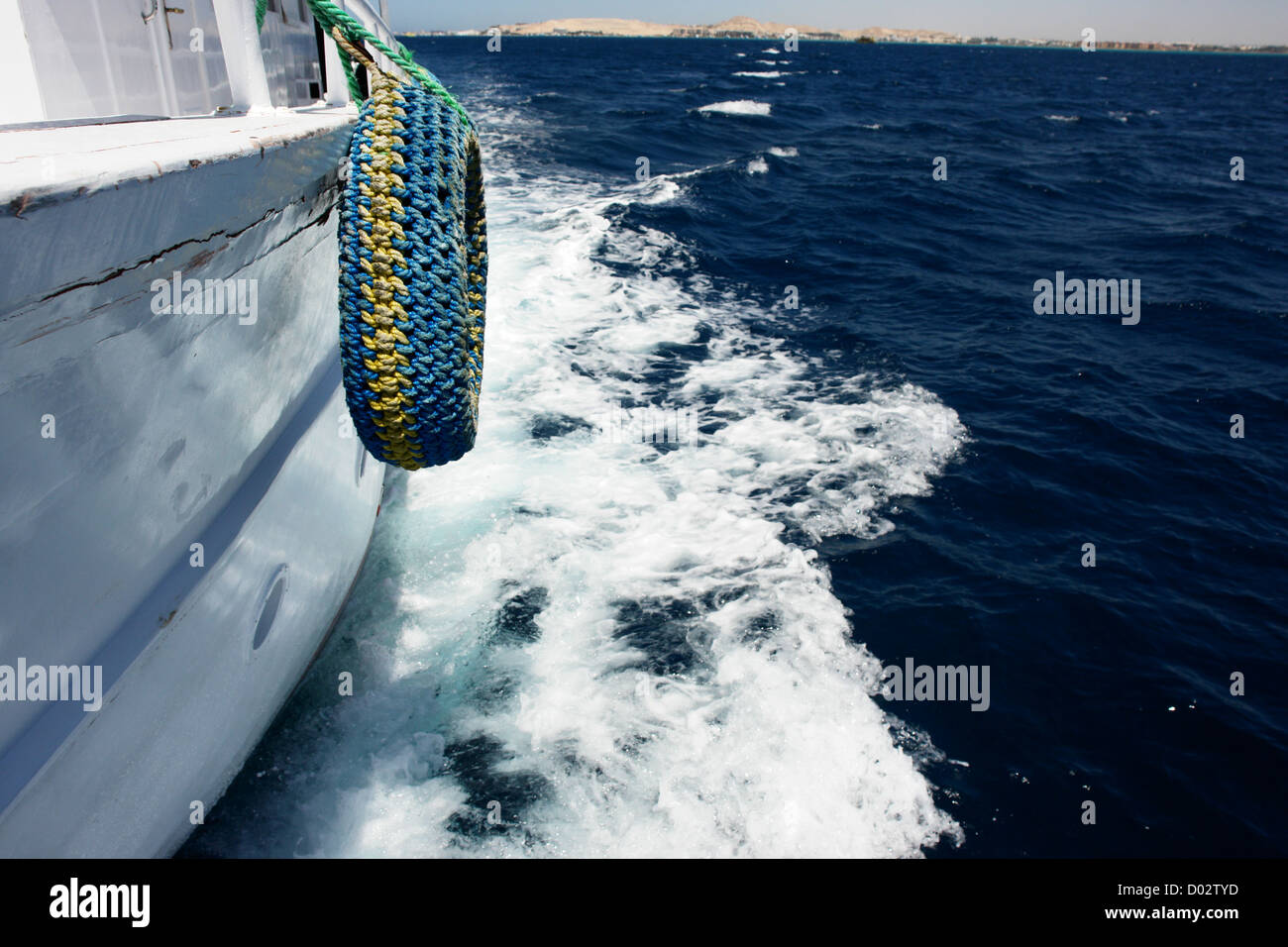 white ship boat in the red sea Stock Photo - Alamy