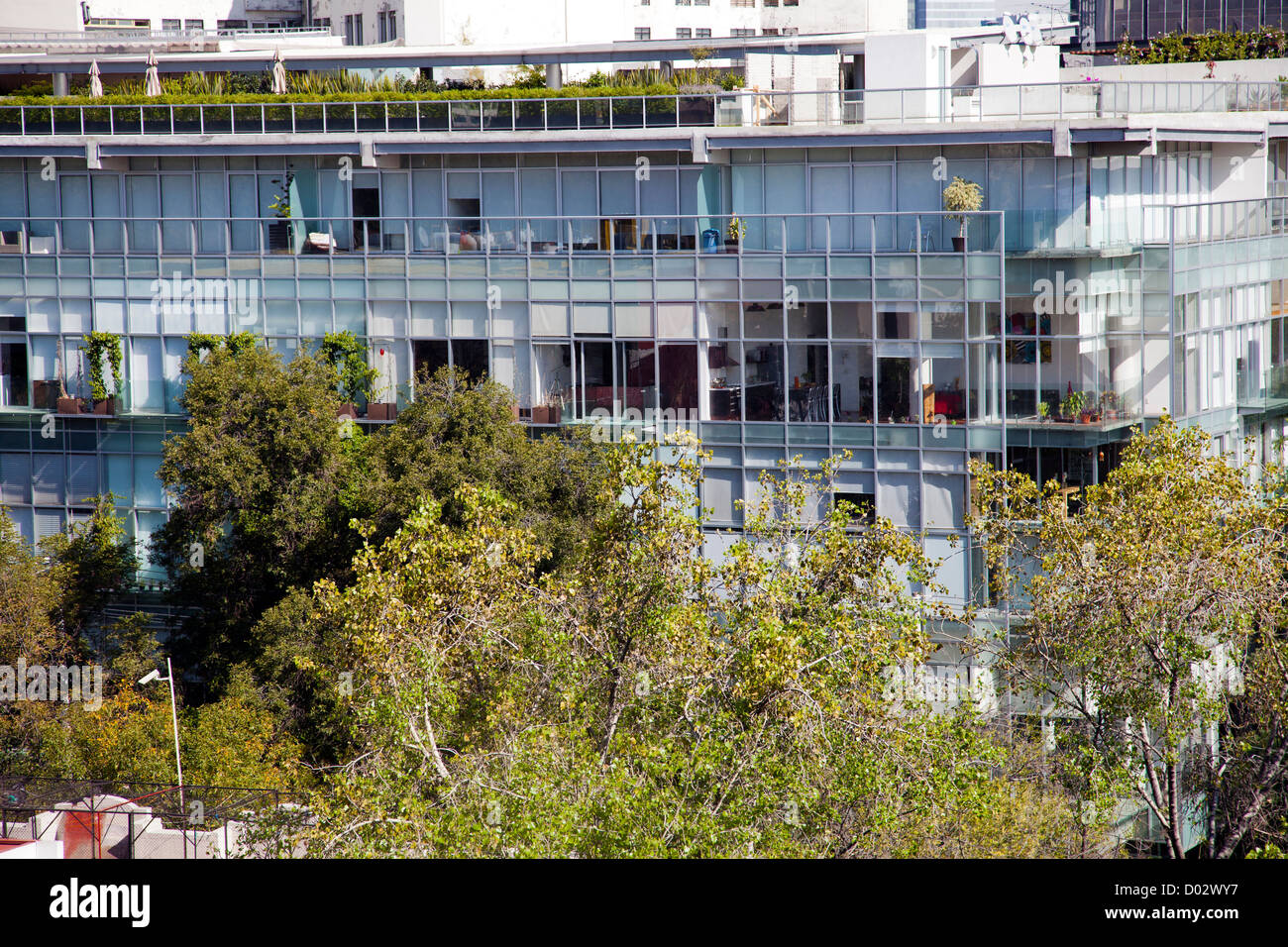 Modern Flats in Condesa Mexico City DF Stock Photo Alamy