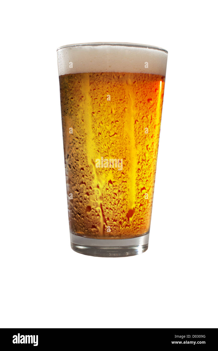 a glass of cold beer Stock Photo Alamy