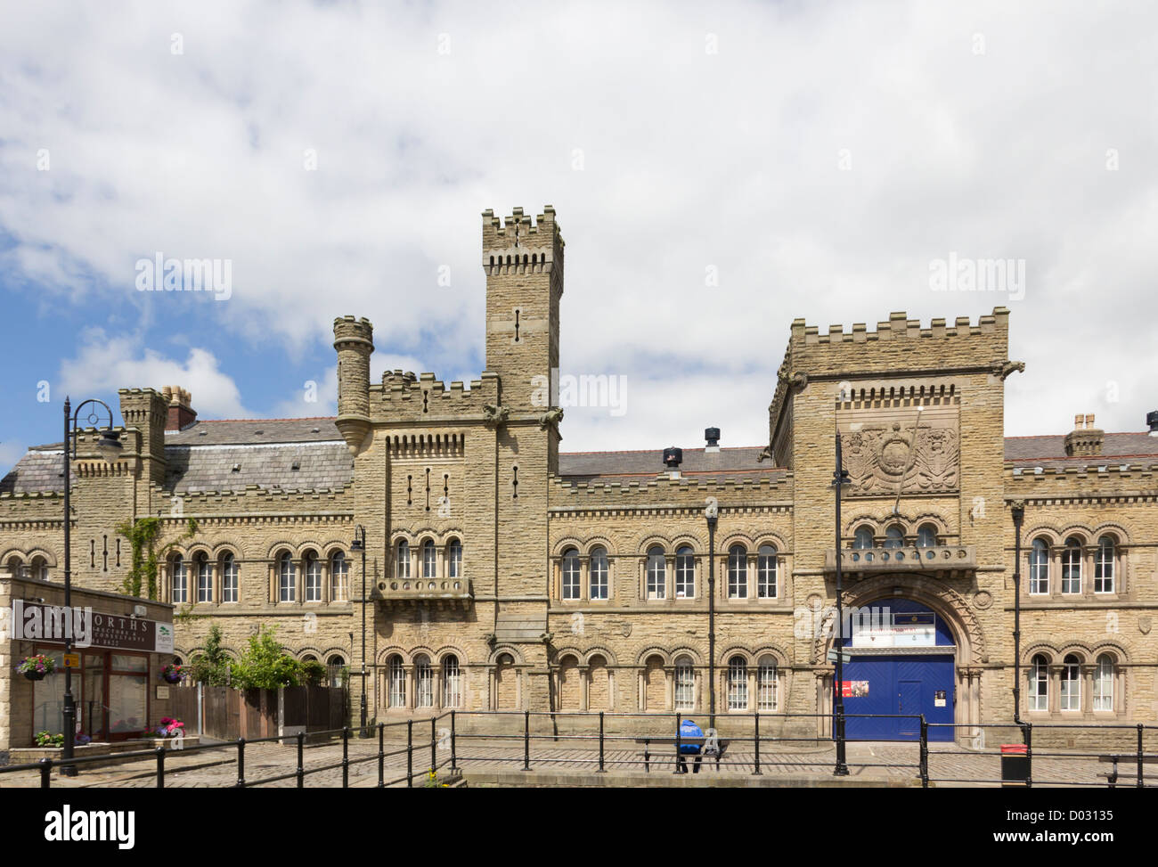 Castle Armoury in Castle Street Bury. A grade II listed building dating from 1868. Stock Photo