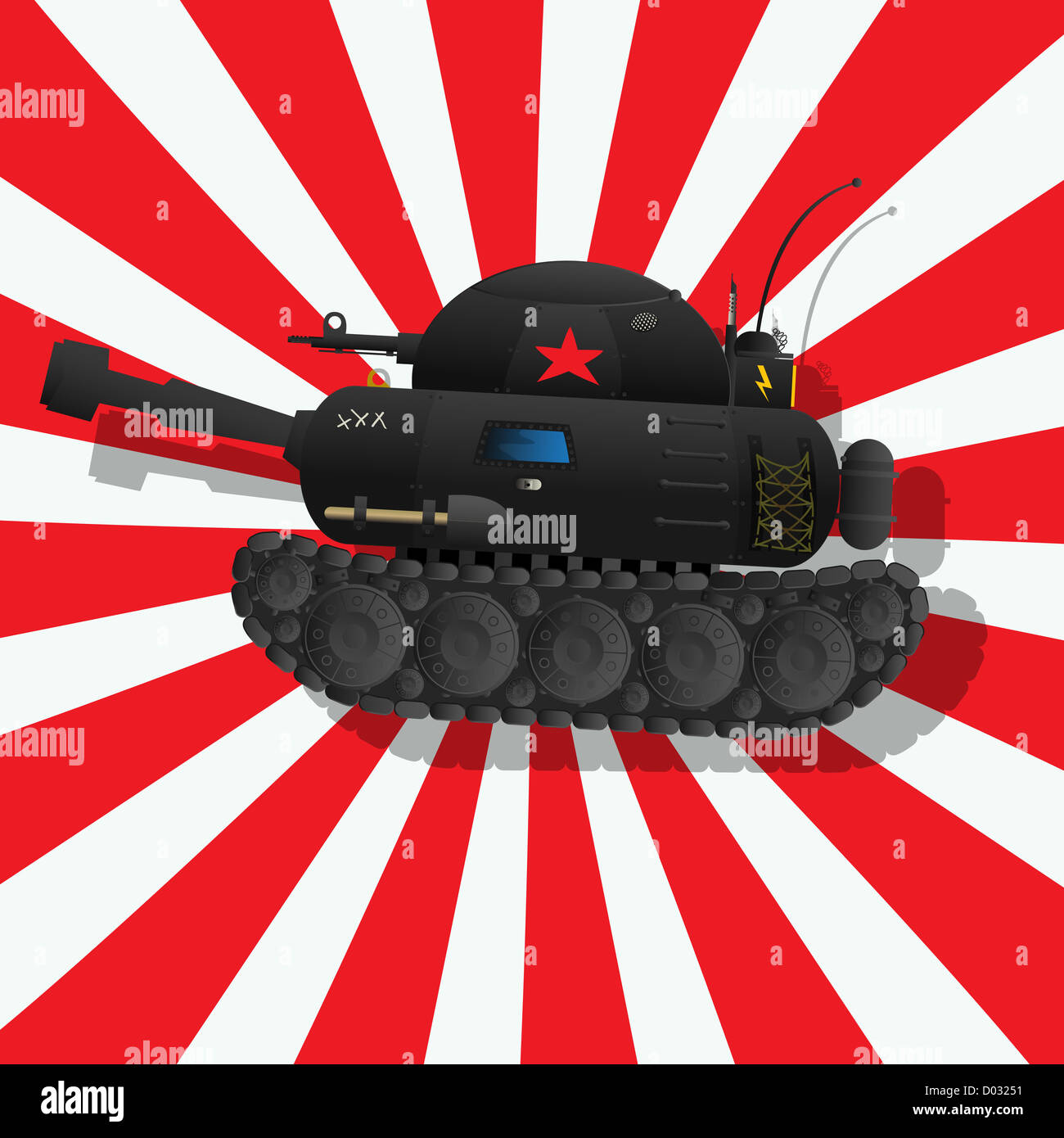 Cartoon army tank hi-res stock photography and images - Page 2 - Alamy
