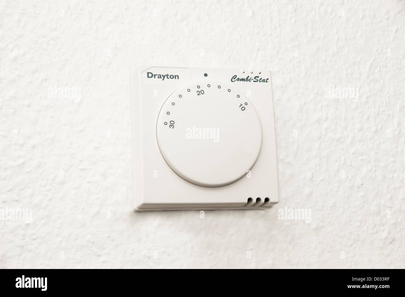 Central heating thermostat for a combination boiler Stock Photo Alamy