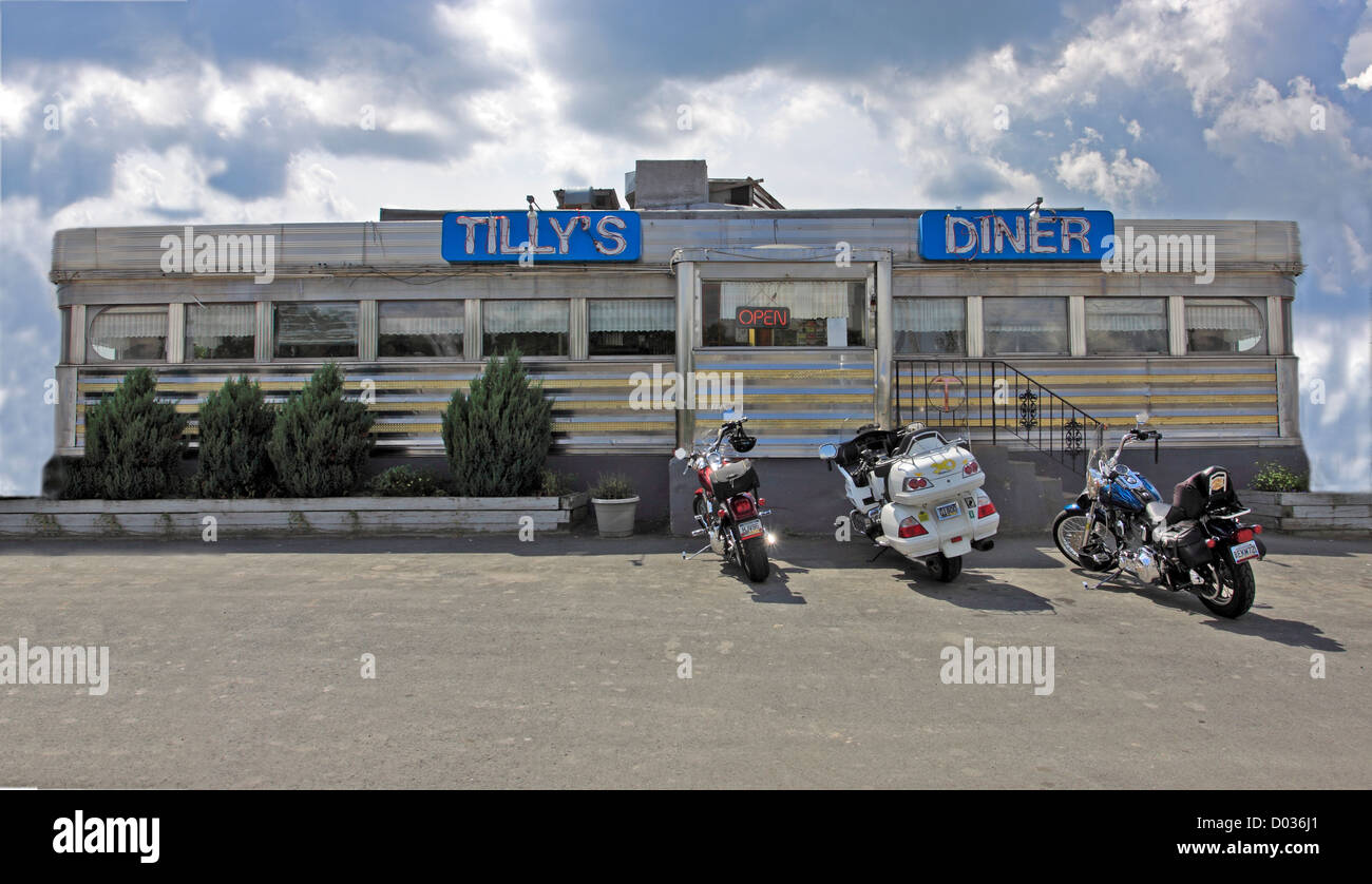 Tilly's Diner Monticello New York Stock Photo Alamy