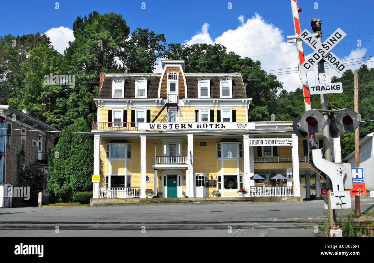 The Western Hotel Callicoon New York Stock Photo Alamy