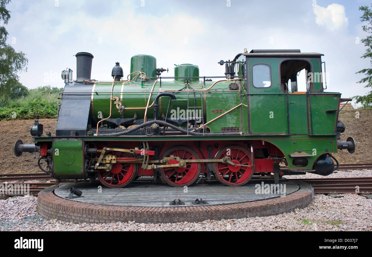 Restored old steam Stock Photo Alamy