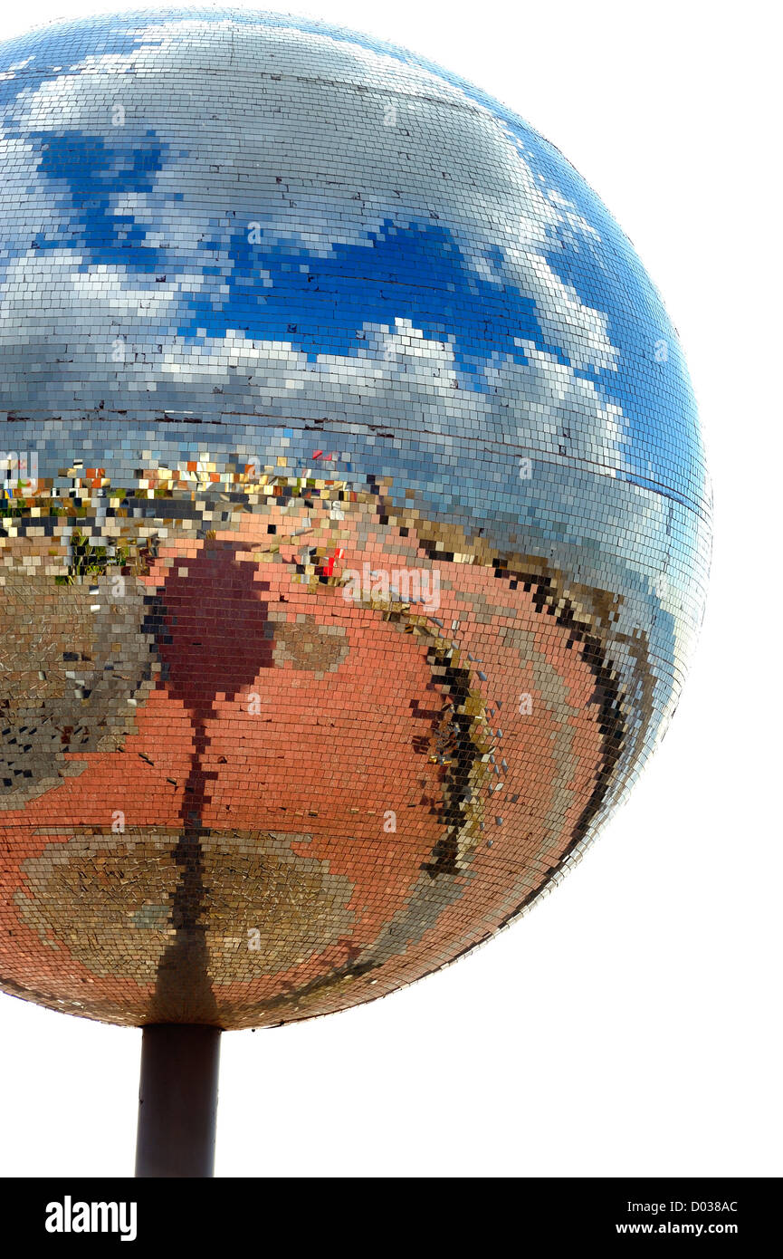 World’s Largest Mirrorball south shore blackpool lancashire england uk