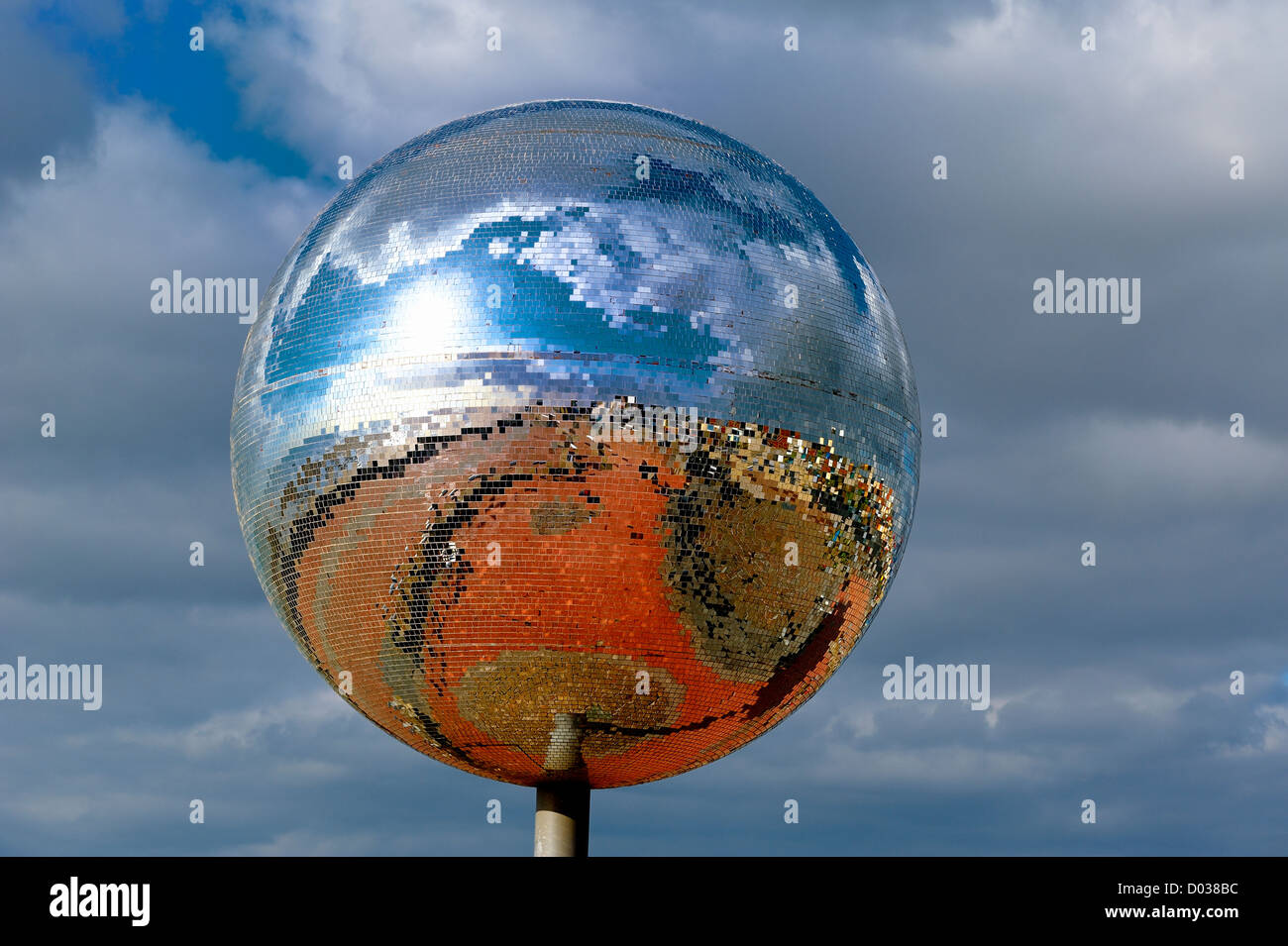 World’s Largest Mirrorball south shore blackpool lancashire england uk