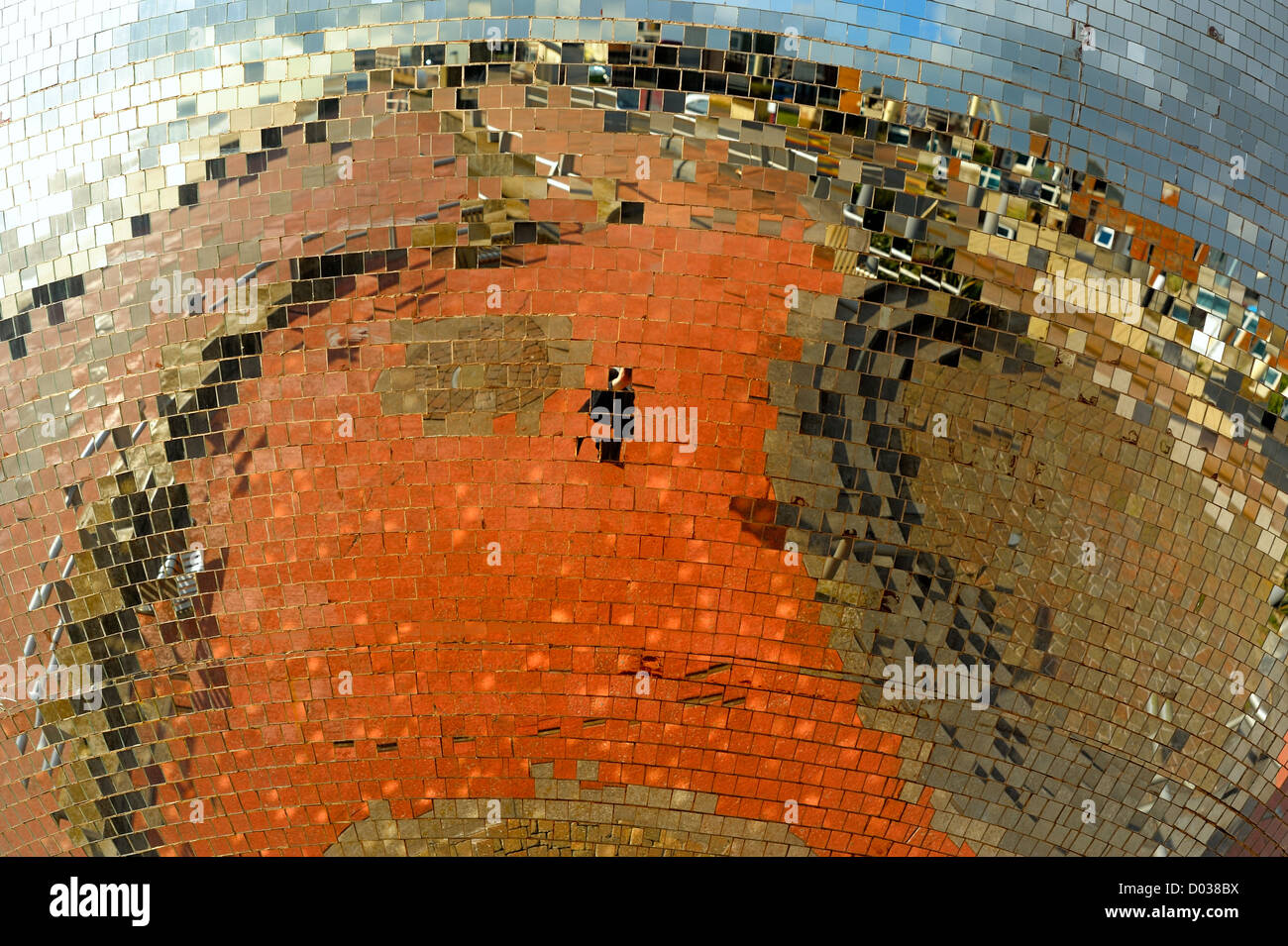 World’s Largest Mirrorball south shore blackpool lancashire england uk