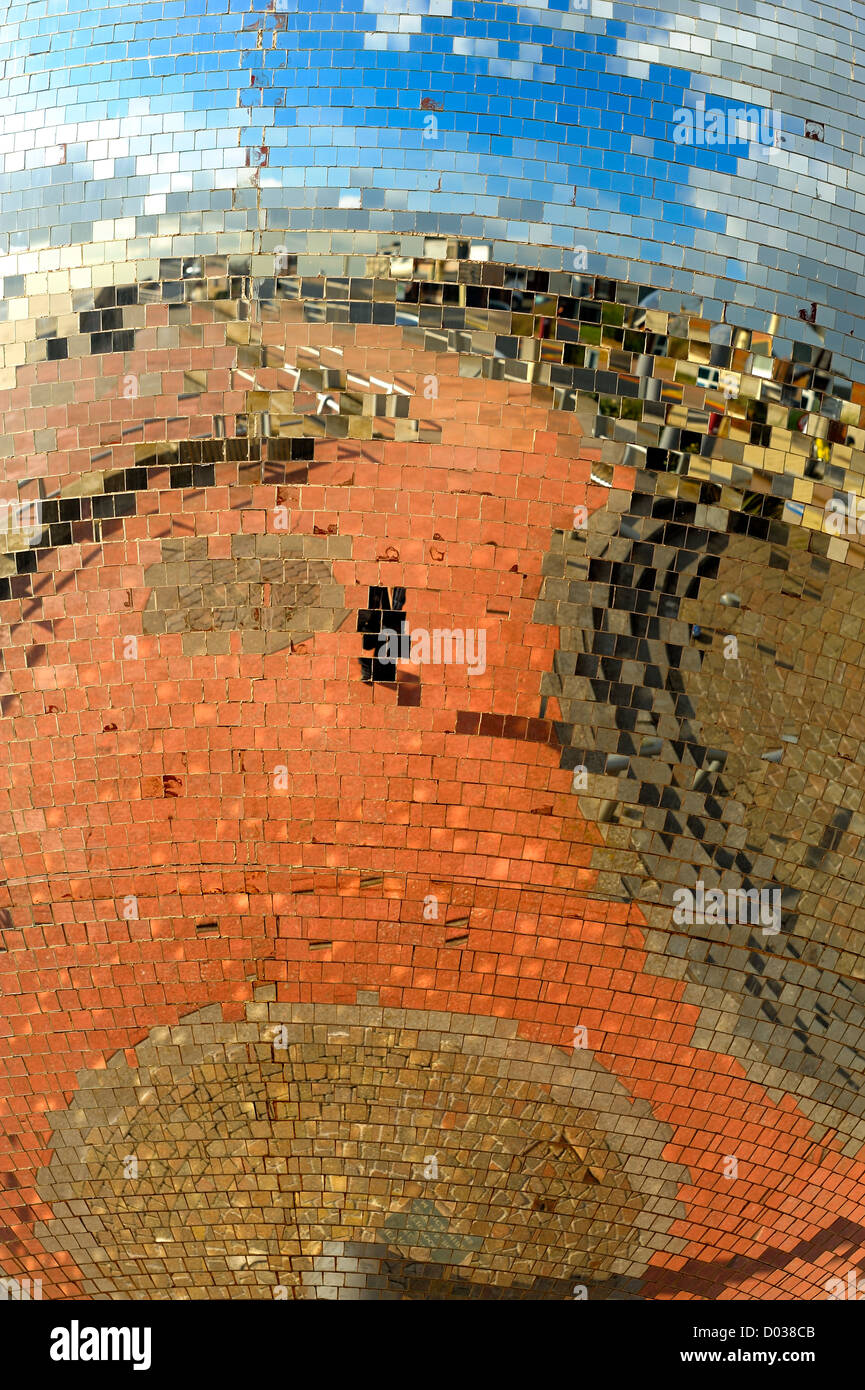 World’s Largest Mirrorball south shore blackpool lancashire england uk