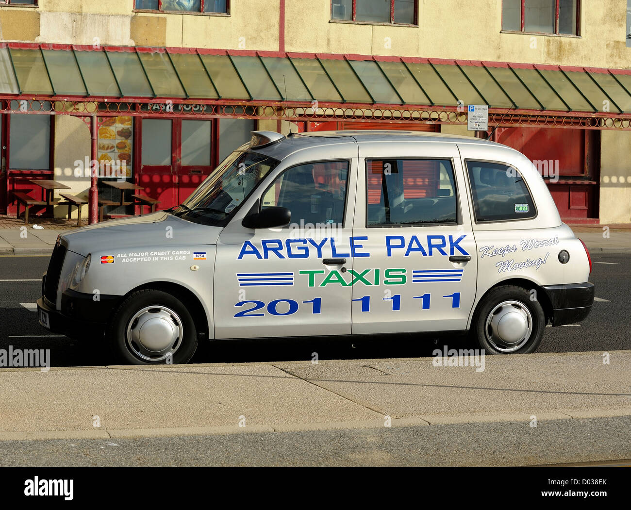 argyle park taxis silver cab Blackpool Lancashire England uk Stock Photo Alamy