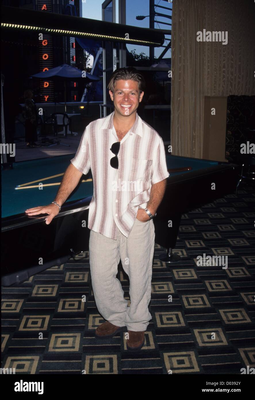 ADAM RICH.Playing Pool at the Hollywood Athletic Club 1995.k2169fb.(Credit Image: © Fitzroy Barrett/Globe Photos/ZUMAPRESS.com) Stock Photo